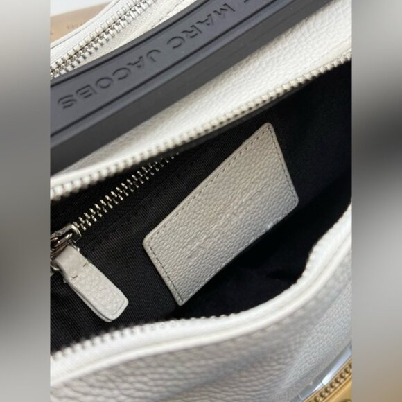 🆕 MARC JACOBS 🧿 NWT The Soft Box 23 - Black & White Leather - Picture 9 of 16